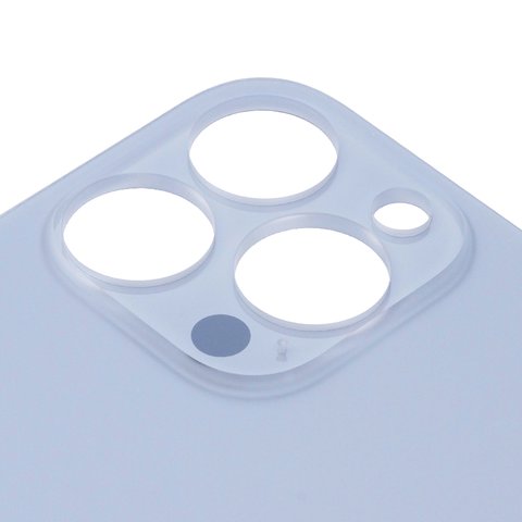 Задня панель корпуса для iPhone 13 Pro Max, блакитна, не потрібно знімати скло камери, Original (PRC), sierra Blue, big hole Прев'ю 1