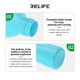 Tarro para líquido con dispensador RELIFE TB1, 50 ml, azul Vista previa  4