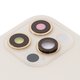 Housing Back Cover compatible with iPhone 12 Pro, (golden, with camera lens, small hole) Preview 1