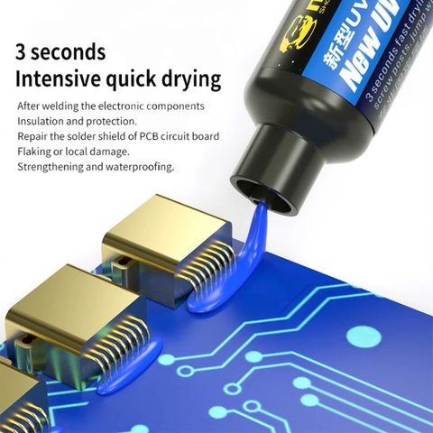Soldering Mask Mechanic SU3, (yellow, 10 ml, UV) Preview 3