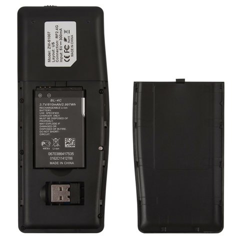 Mini teclado inalámbrico (negro) Vista previa  2