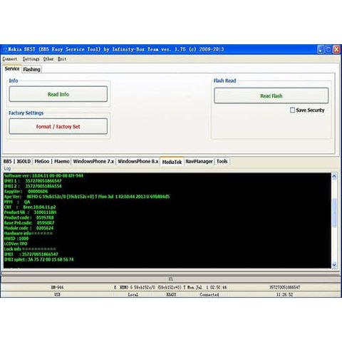 Cable ATF/Cyclone/JAF/MXBOX HTI/UFS/Universal Box F-Bus/USB para Nokia 108 Vista previa  10
