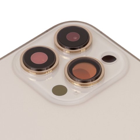 Carcasa puede usarse con iPhone 13 Pro Max, dorado, con botones laterales,  con sujetador de tarjeta SIM, gold Vista previa  1