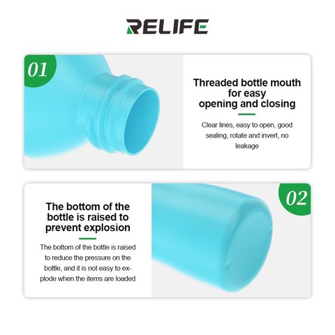 Tarro para líquido con dispensador RELIFE TB1, 50 ml, azul Vista previa  4