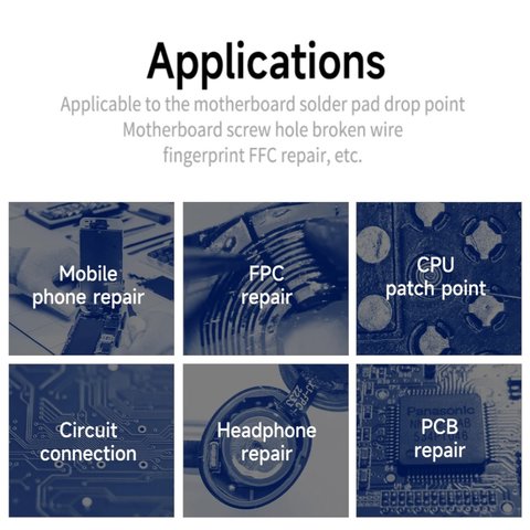 Alambre para restablecer pistas Mechanic FJ201, de cobre, 0,01 mm, 200 m Vista previa  3