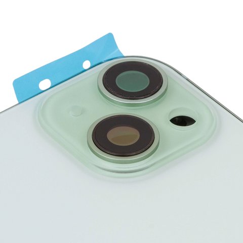 Carcasa puede usarse con iPhone 15 Plus, verde, con botones laterales,  con sujetador de tarjeta SIM, Original (PRC), EU version Vista previa  1