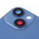 Panel trasero de carcasa puede usarse con iPhone 13, azul, con vidrio de cámara, small hole Vista previa  1