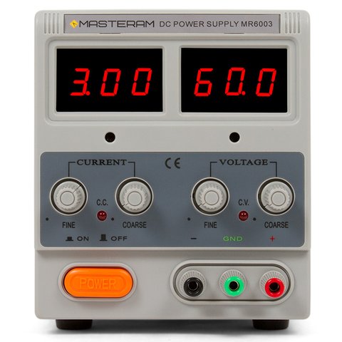 Лабораторний блок живлення Masteram MR6003 Прев'ю 1