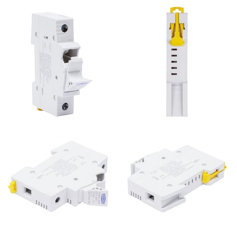 Держатель предохранителя TOMZN TOPV-32X, 1100 В, 1-32 А, 1P, с LED индикацией, PV Превью 1