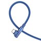 USB кабель Hoco U108, 2xUSB тип-C, 2 м, 100 Вт, синій, PD, #6931474764898 Прев'ю 2