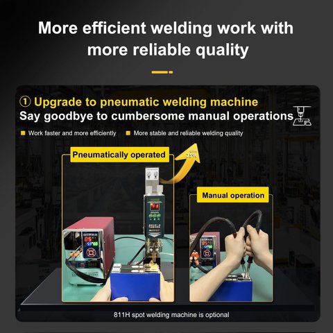 Пневматическая стойка Glitter G351, для сварки аккумуляторов Превью 2