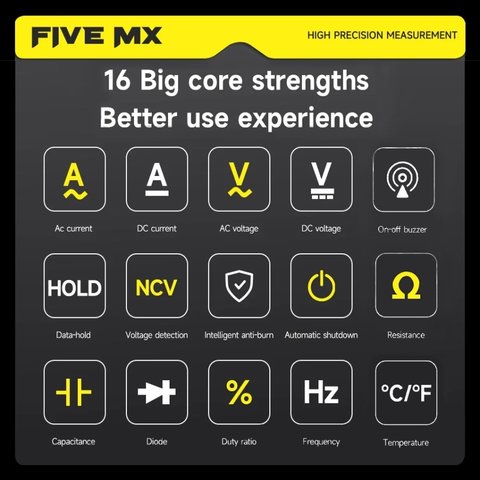 Мультиметр Mechanic Five Mx, цифровий Прев'ю 3