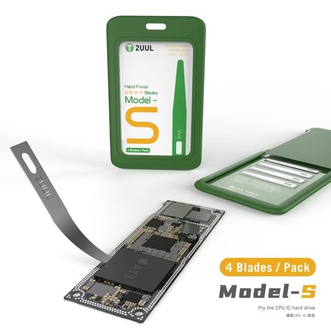 Лезвие скальпеля 2UUL DA14 Model S,  для микросхем, 4 шт. Превью 1