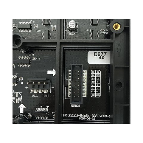 LED-модуль для рекламы P2.5-RGB-SMD (320 × 160 мм, 128 × 64 точек, IP20, 1000 нт) Превью 1