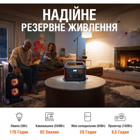 Солнечный генератор Jackery 1000 (Explorer 1000 + 2×SolarSaga 100W) Превью 5