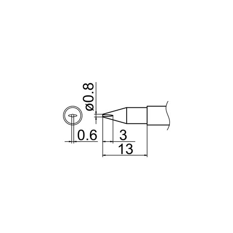 Soldering Tip HAKKO T12-DL08 Preview 4